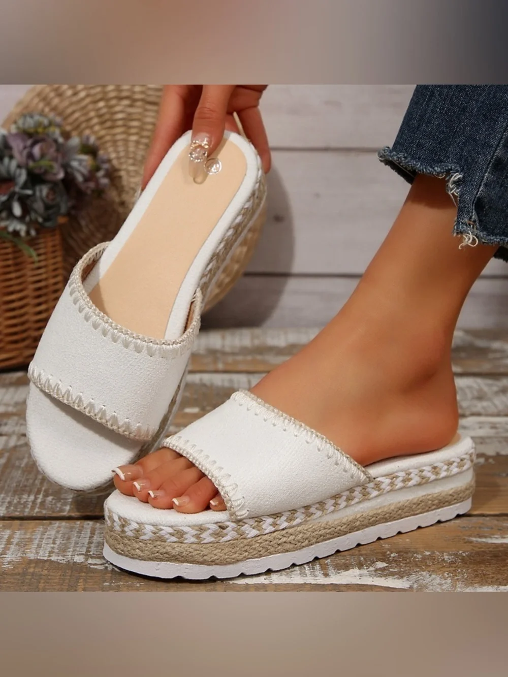 Open Toe Platform Sandals